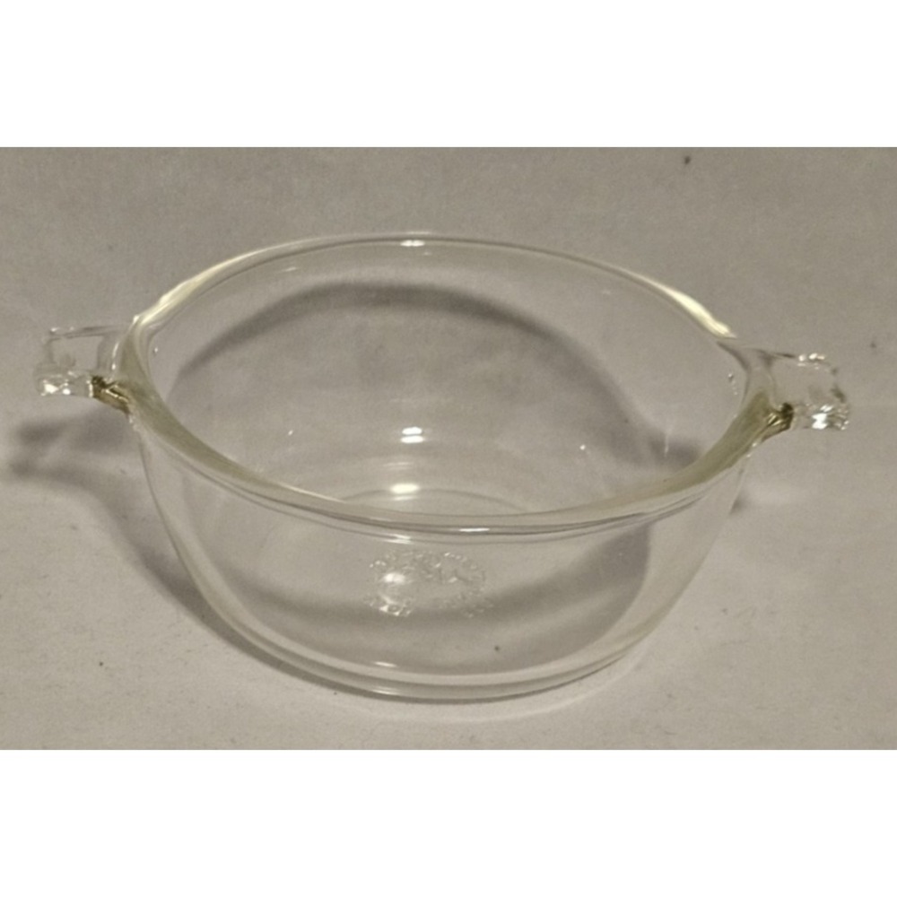 Vintage Pyrex 018 Clear Glass 10 oz. Casserole Bowl (No Lid)